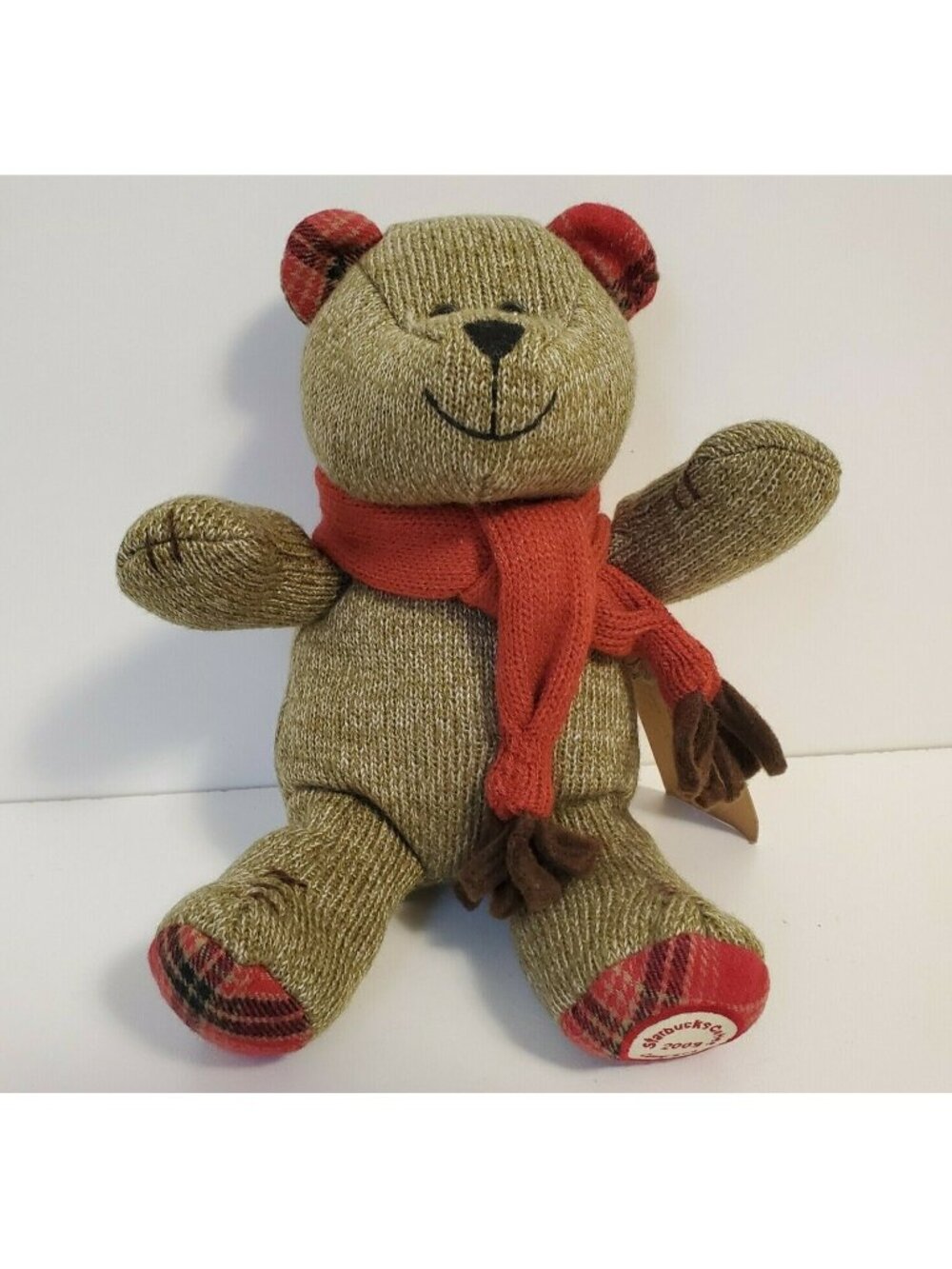 Starbucks Bearista Bear 2009 Holiday 88th Edition Christmas Plush 9"